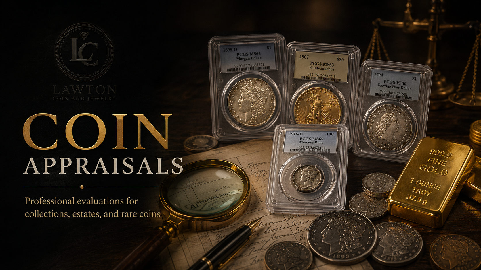 Coin Appraisals in Lawton, OK image for Lawton Coin and Jewelry