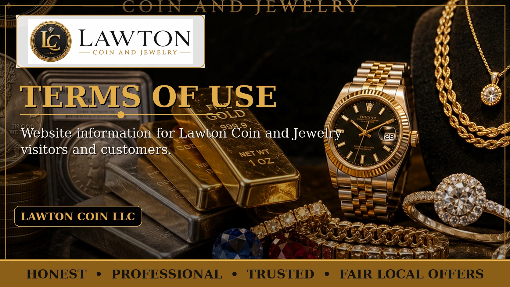 Website Terms image for Lawton Coin and Jewelry